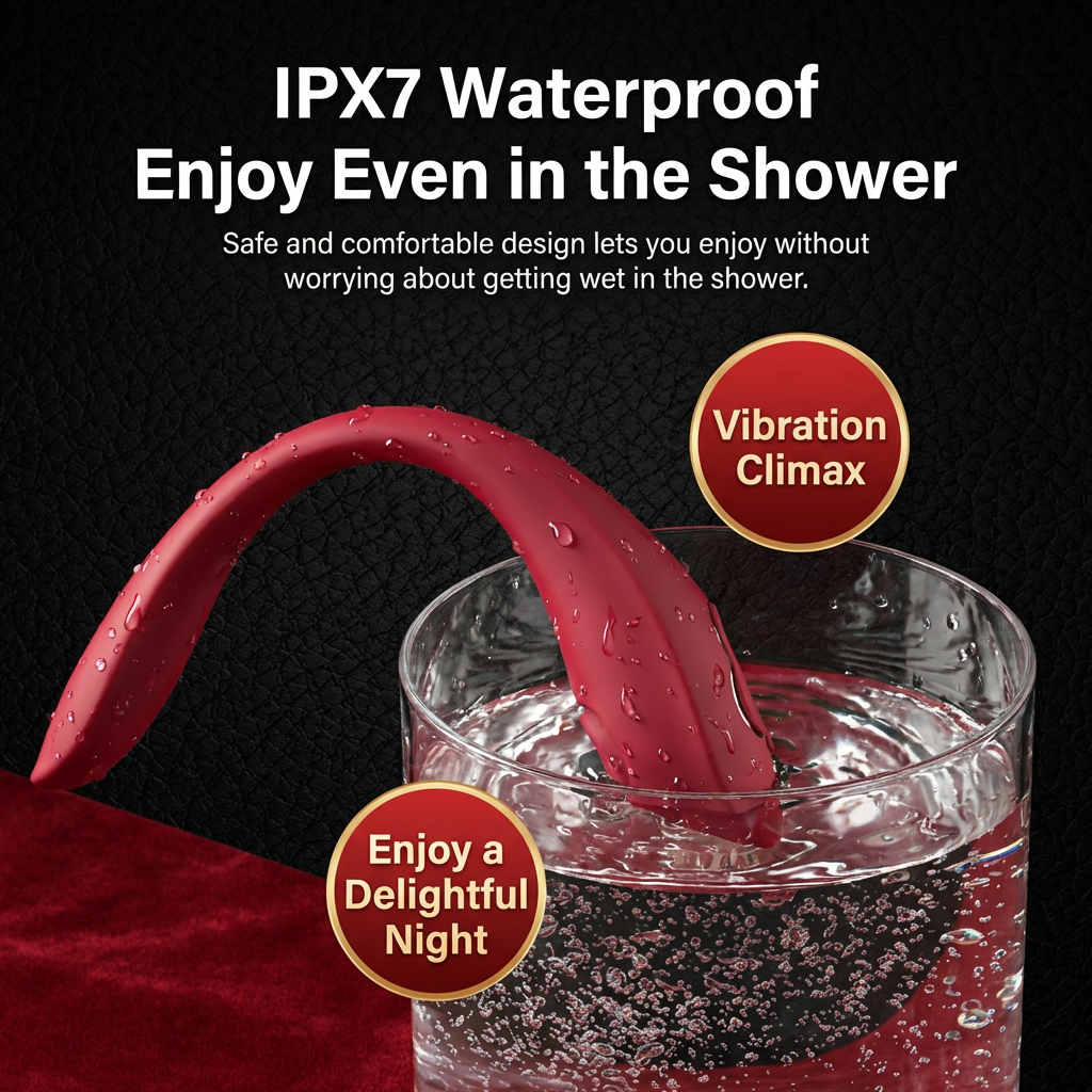 IriMelAng Wearable Flower Vibrator with Remote Control - Dual Motor 10 Modes Couples Massager