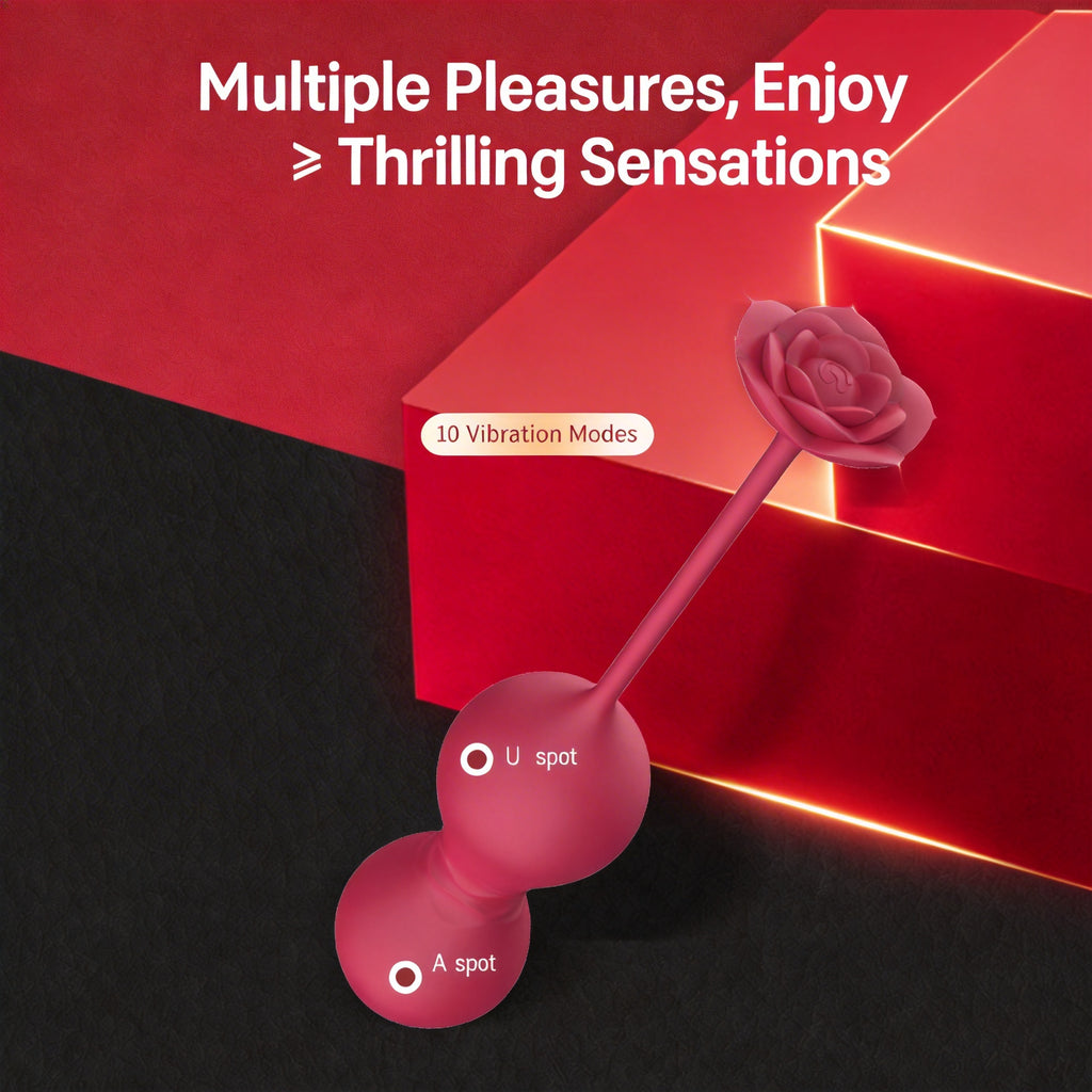 IriMelAng Rose Vibrator - Elegant Flower Design with 10 Modes & Dual Stimulation