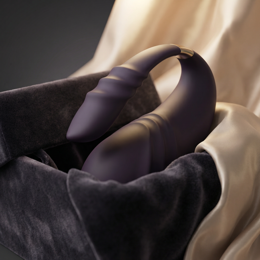 IriMelAng Dual Stimulation Rabbit Vibrator with Shock Lock Ring - Waterproof Massager