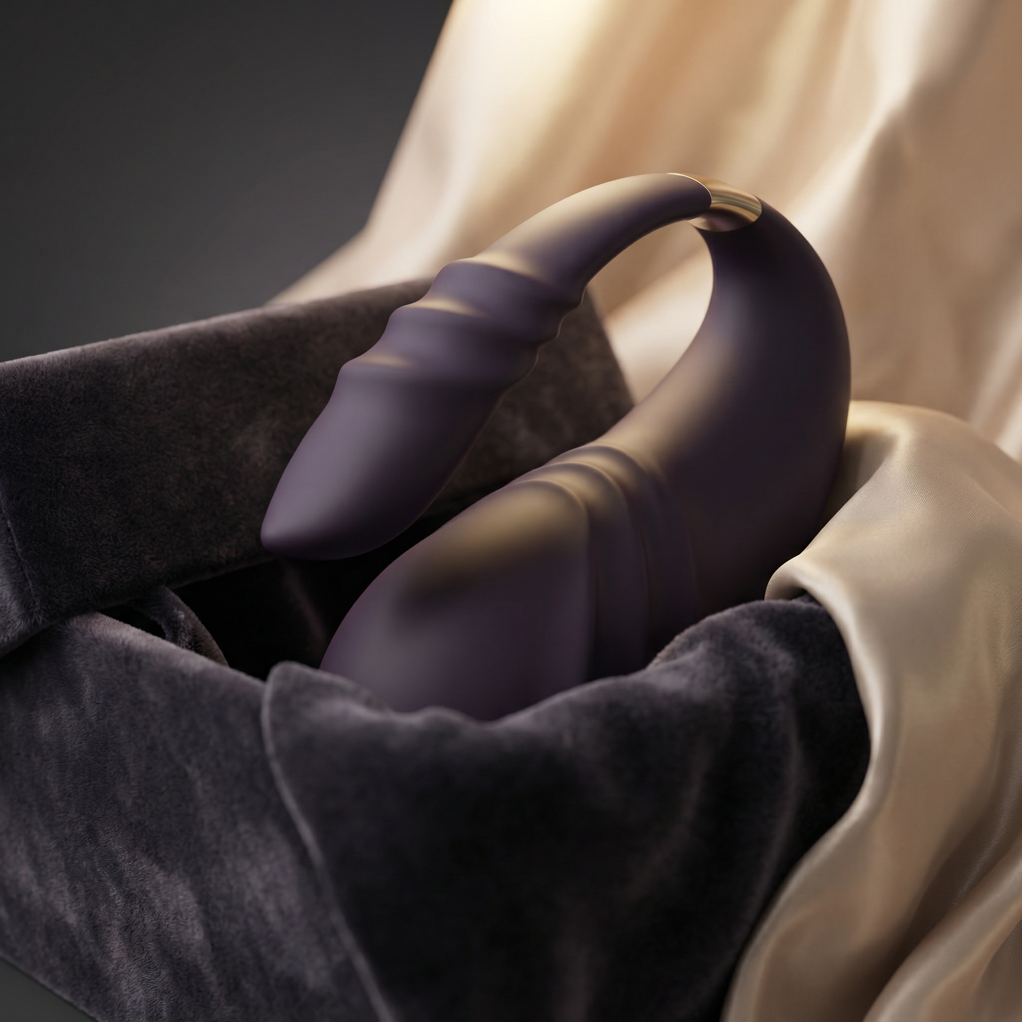 IriMelAng Dual Stimulation Rabbit Vibrator with Shock Lock Ring - Waterproof Massager