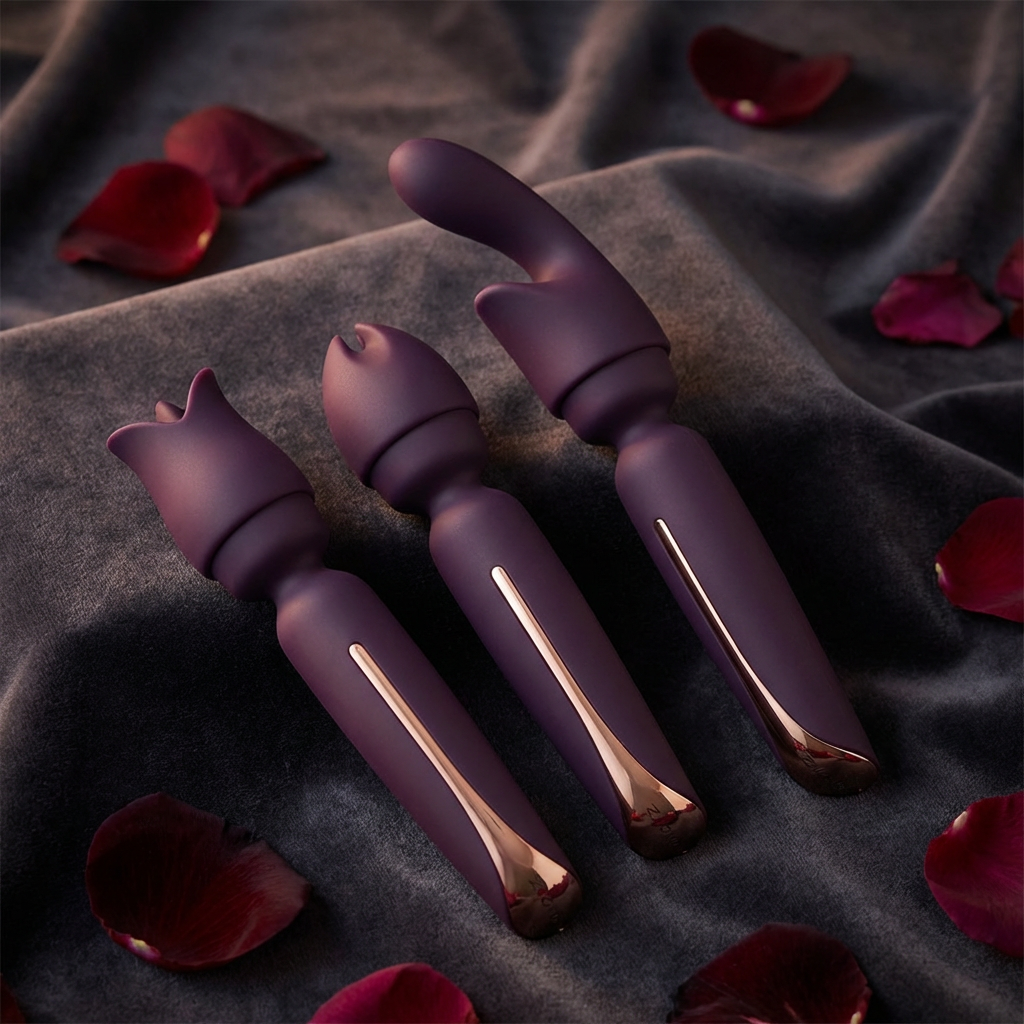 IriMelAng 3-in-1 Interchangeable Head Vibrator - Premium Silicone Massager