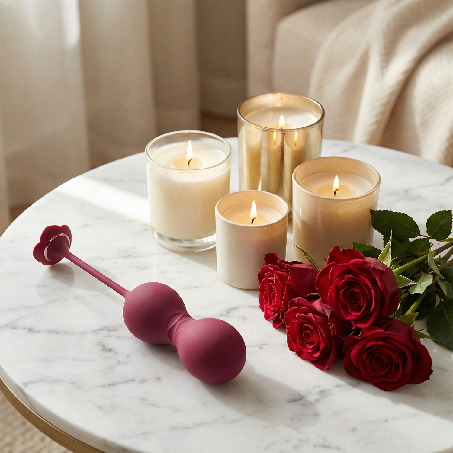 IriMelAng Rose Vibrator - Elegant Flower Design with 10 Modes & Dual Stimulation