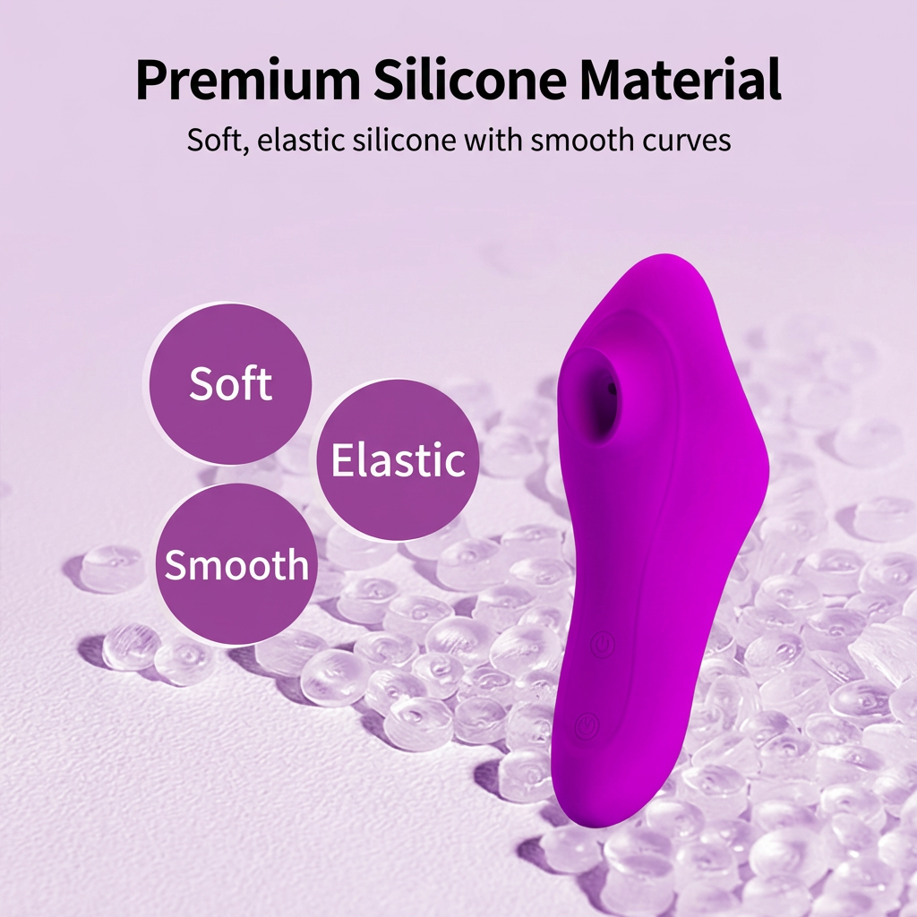 IriMelAng Suction Vibrator - 12 Mode Premium Silicone Massager with IPX7 Waterproof
