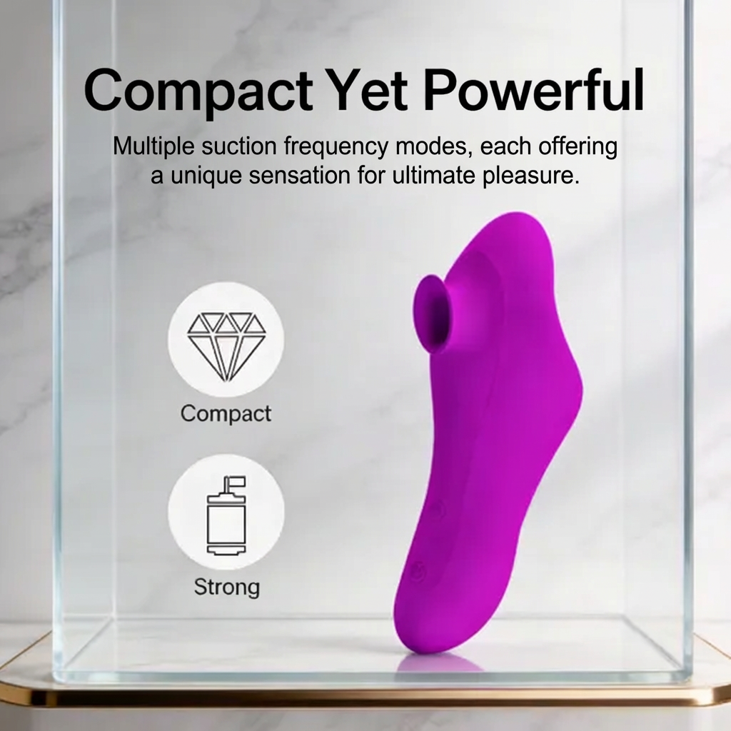 IriMelAng Suction Vibrator - 12 Mode Premium Silicone Massager with IPX7 Waterproof