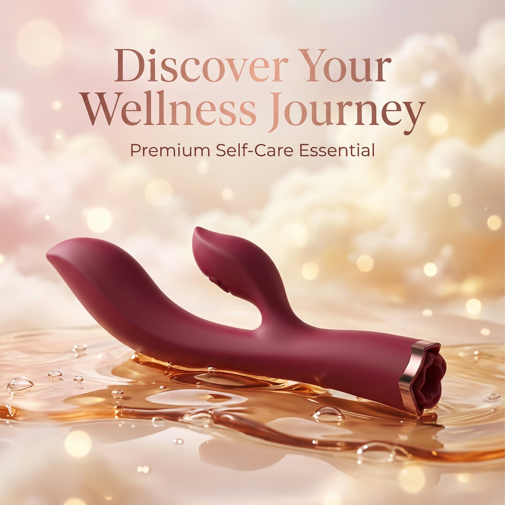 IriMelAng New Flower Series Dual-Head Massager with Remote Control - IPX7 Waterproof