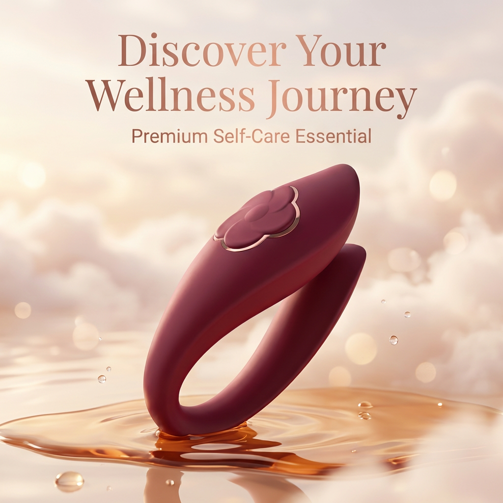 IriMelAng Wearable Flower Vibrator with Remote Control - Dual Motor 10 Modes Couples Massager