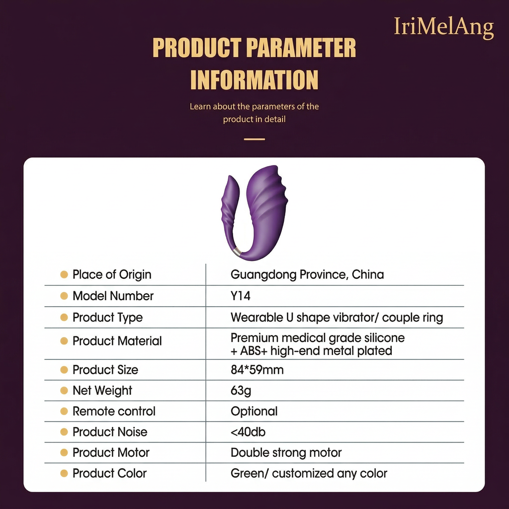 IriMelAng Dual Stimulation Rabbit Vibrator with Shock Lock Ring - Waterproof Massager